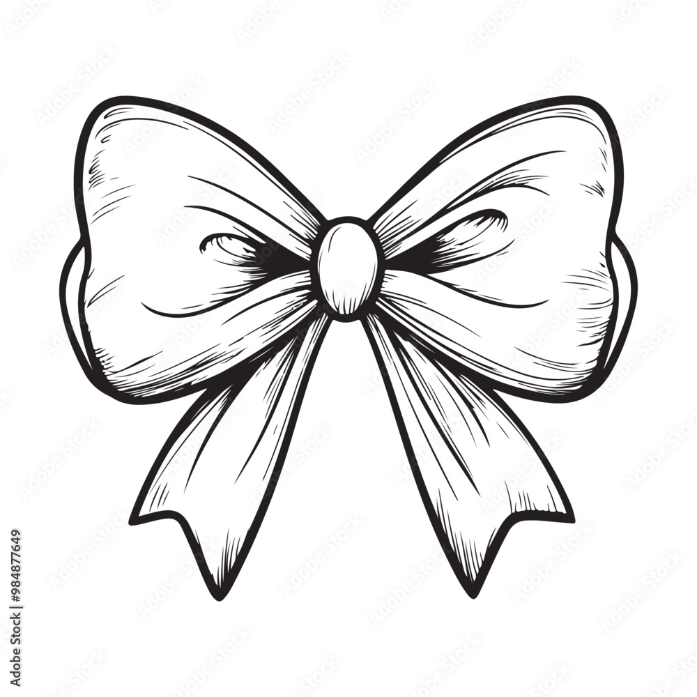 Bow line art logo icon design, vector illustration on white background, happy merry Christmas bow ribbon card vector illustration design, Bow cartoon line art design Bow line art logo icon design, vector illustration on white background, happy merry Christmas bow ribbon card vector illustration design, Bow cartoon line art design