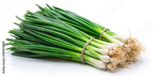 A Bundle of Fresh Green Oni...