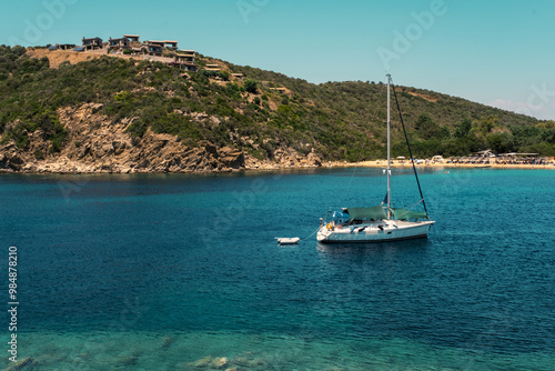 Wallpaper Mural boat on the sea Torontodigital.ca