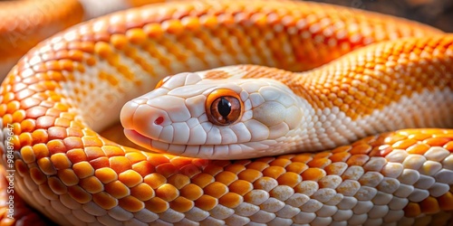 Close-up of a Corn Snake's ...