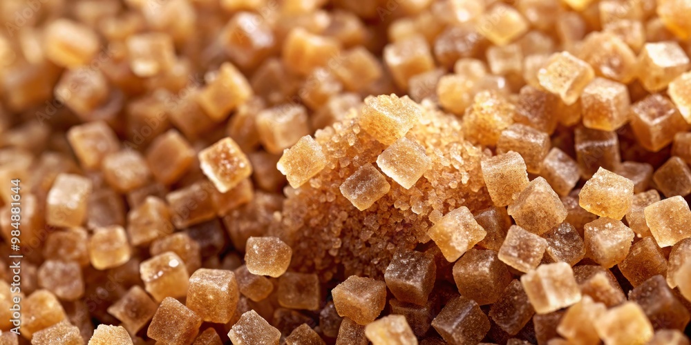 Macro Close-up of Brown Sugar Crystals, Sweet, Delicious, Texture, sugar, crystals, brown Macro Close-up of Brown Sugar Crystals, Sweet, Delicious, Texture, sugar, crystals, brown