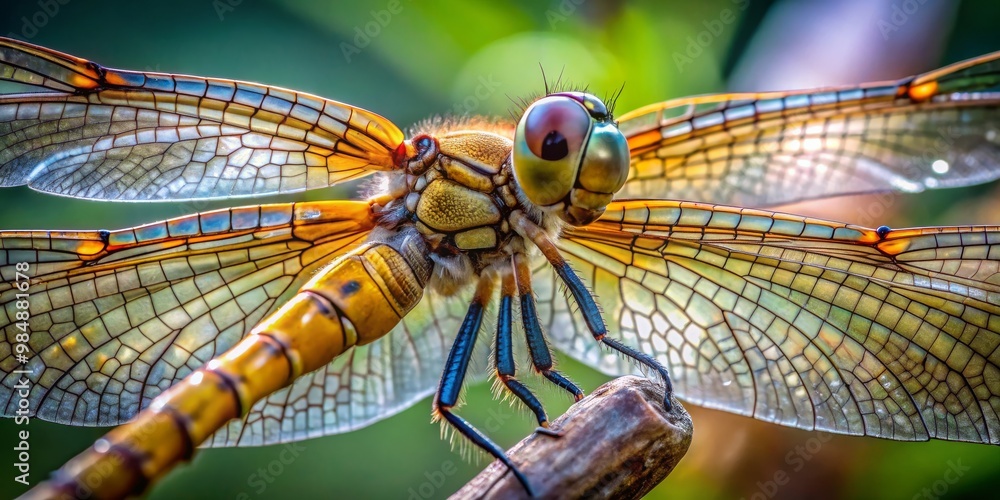 Macro Photography of a Dragonfly's Wings, showcasing intricate details and vibrant colors, nature, insect, wildlife, dragonfly, wings Macro Photography of a Dragonfly's Wings, showcasing intricate details and vibrant colors, nature, insect, wildlife, dragonfly, wings