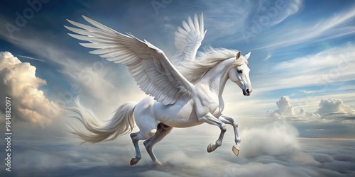 Pegasus Soaring Through the...