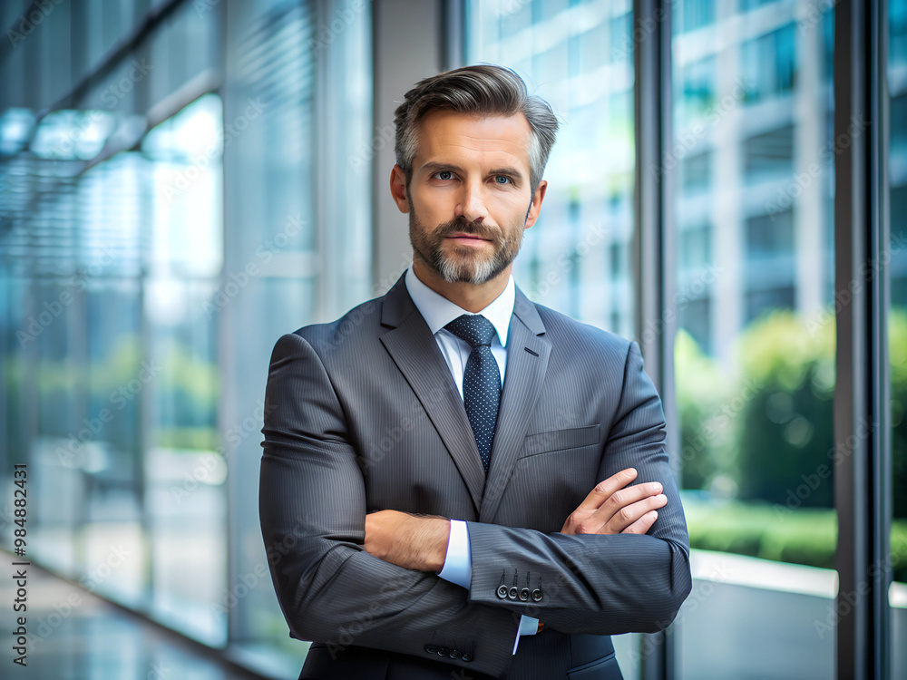 portrait of a businessman in the suit portrait of a businessman in the suit