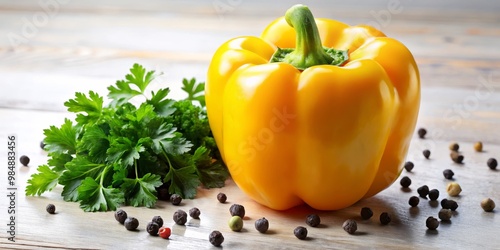 Vibrant Yellow Bell Pepper ...