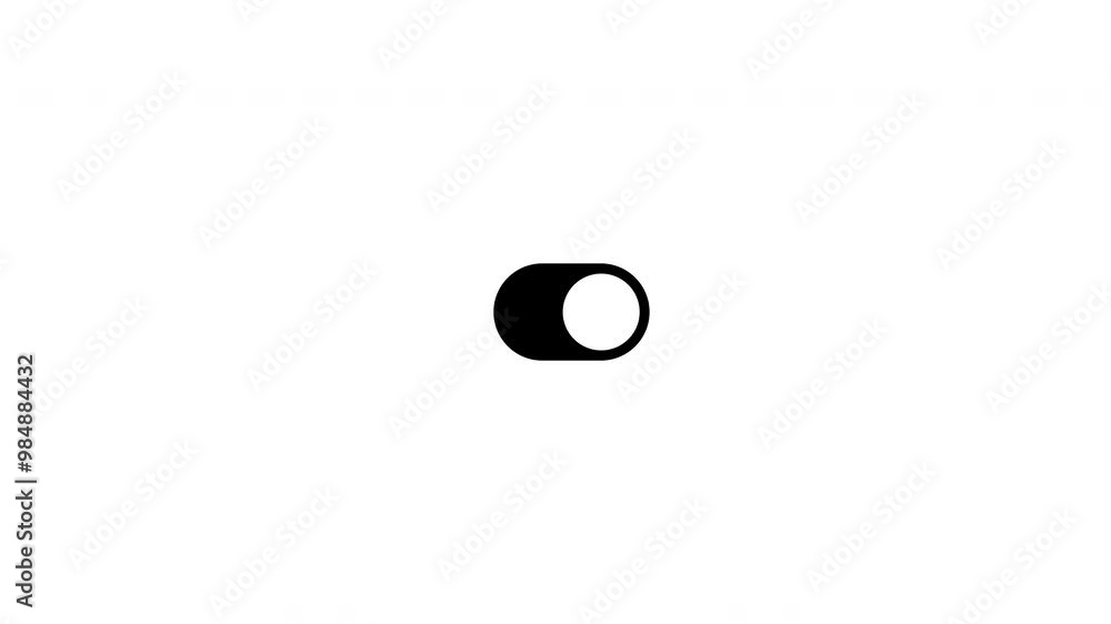 Button toggle switch slider user interface activate. Concept: Technology, interface, ux, ui. Button toggle switch slider user interface activate. Concept: Technology, interface, ux, ui.