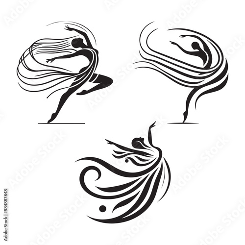 logo designs for dance club and party organizations, entertainment, festivals, brand, dance training institute