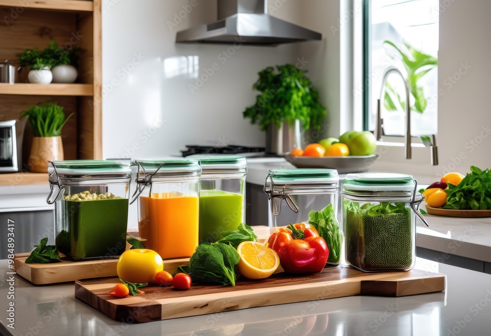 vibrant allergen free meal prep contemporary kitchen bright colors organized ingredients, modern, design, space, healthy, fresh, food, vegetables, colorful vibrant allergen free meal prep contemporary kitchen bright colors organized ingredients, modern, design, space, healthy, fresh, food, vegetables, colorful