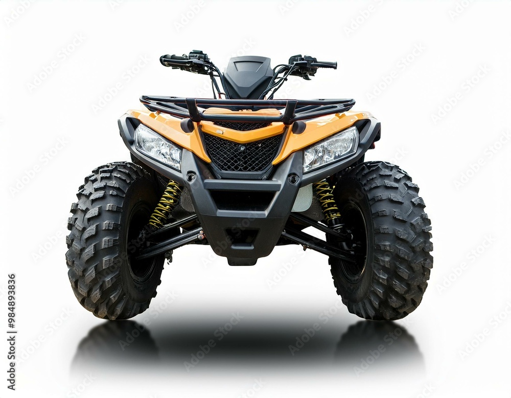 Black and Yellow ATV Black and Yellow ATV