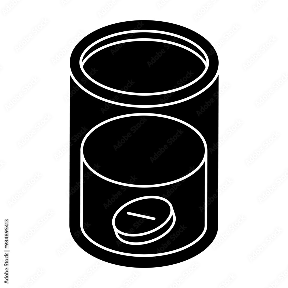 An icon design of dissolve medicine An icon design of dissolve medicine