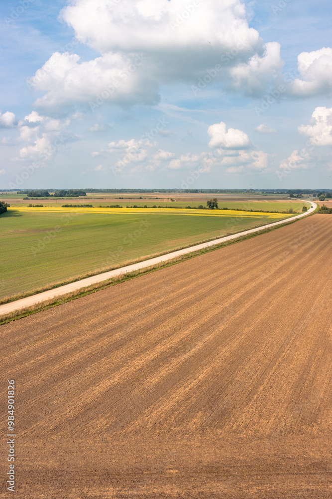 landscape with a road landscape with a road