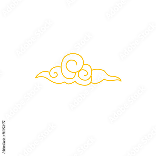 Chinese Cloud Vector