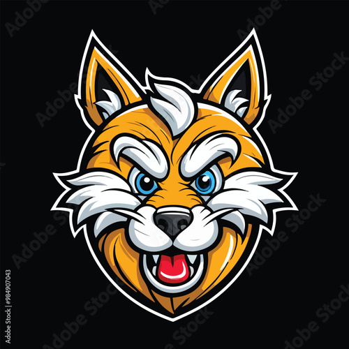 Fox mascot logo