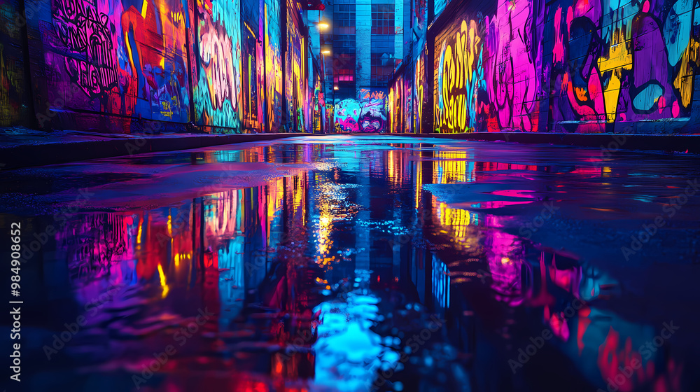 Naklejka premium background with lights