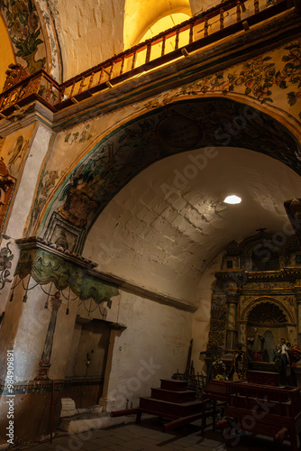 Maca Church near the Colca Valley in Arequipa, Peru