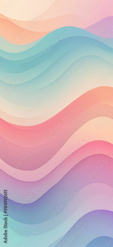 Fototapeta premium Abstract gradient, phone wallpaper, phone background