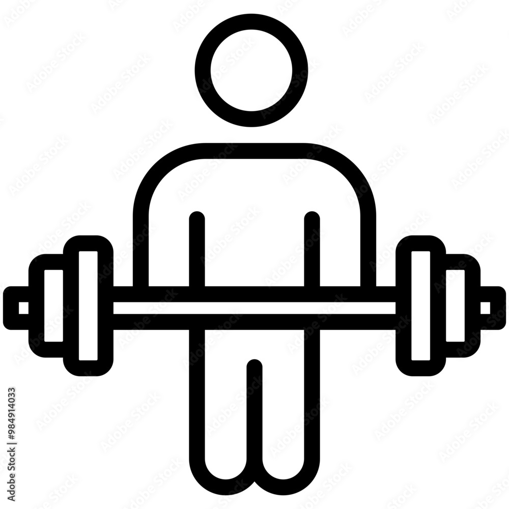 Deadlift Icon Deadlift Icon