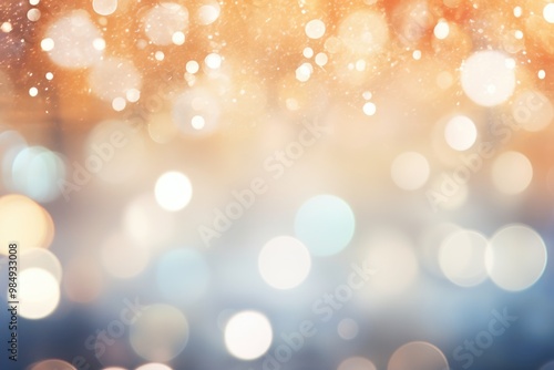 Sparkling glittering bokeh lights background. Concept for Christmas holiday, celebration, New Year's Eve 