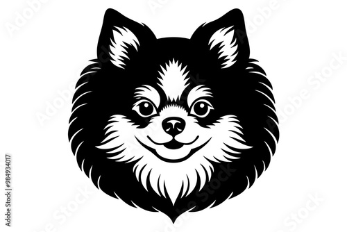 A beautiful silhouette big head pom fret