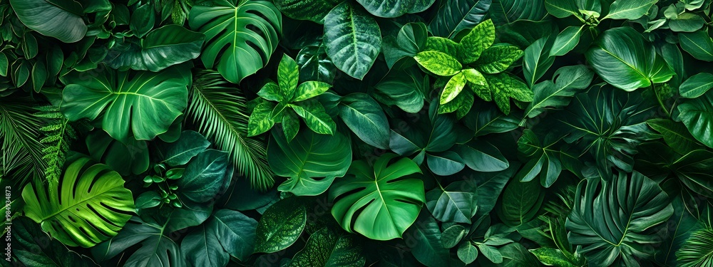 A lush, green wall of various leaves and plants, creating an enchanting backdrop for your product presentation. The texture is rich with shades of emerald to dark forest greens, providing a natural an A lush, green wall of various leaves and plants, creating an enchanting backdrop for your product presentation. The texture is rich with shades of emerald to dark forest greens, providing a natural an