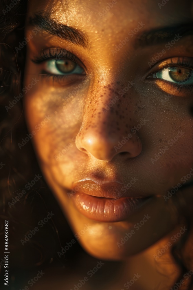A goddess of love emanating warmth with a glowing heart A goddess of love emanating warmth with a glowing heart