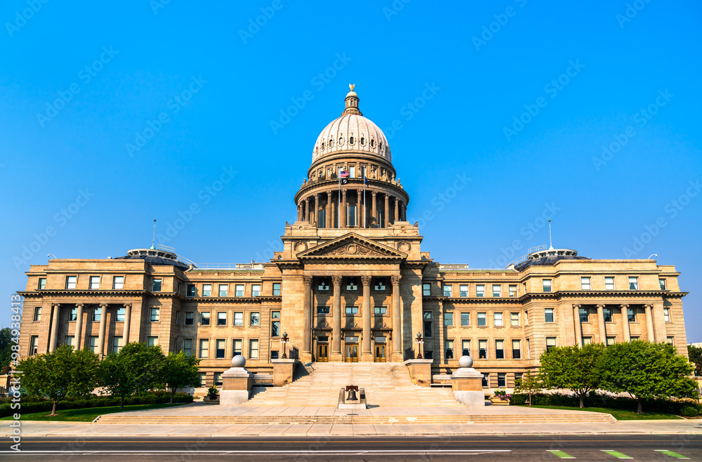 Fototapeta premium Idaho State Capitol Building in Boise, Northwestern United States