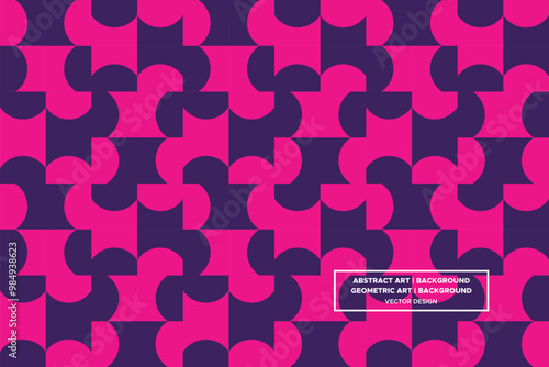 Circular and Circle Shapes and Designs Purple Colors Geometric Pattern Abstract Pattern Seamless 