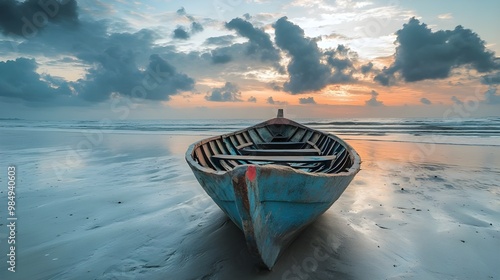 Cox's bazar sea beach boat picture