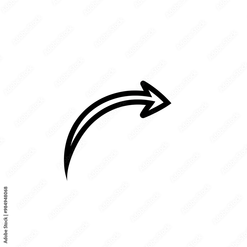 Arrow vector graphic in minimalistic style, ideal for infographics, presentations, and digital designs
Arrow vector graphic in minimalistic style, ideal for infographics, presentations, and digital designs