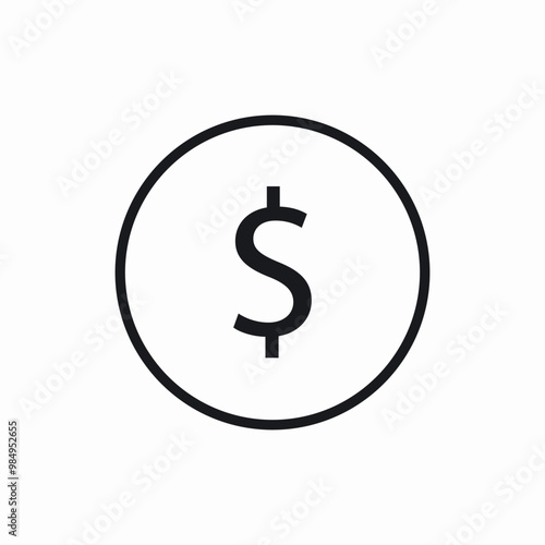 money coin icon sign vector