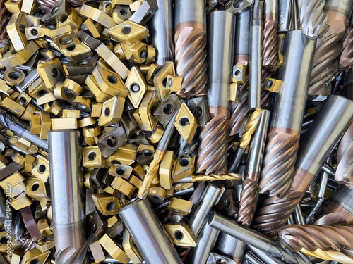 Tungsten scrap to be recycled waste from industry