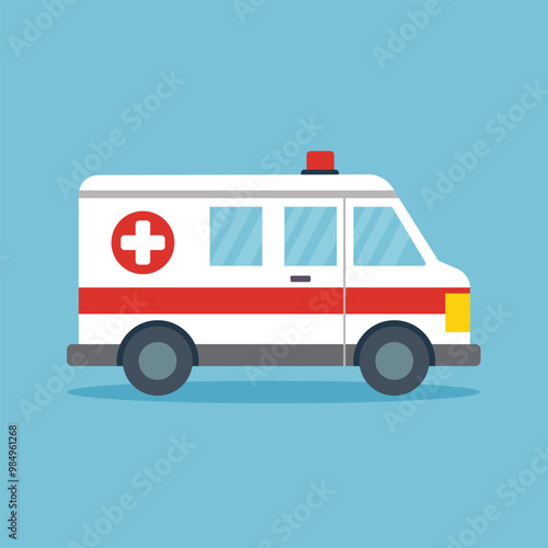 ambulance vector illustration	
