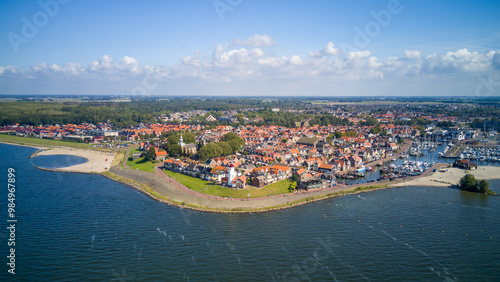 Urk Leuchtturm Holland Niederlande Hafen