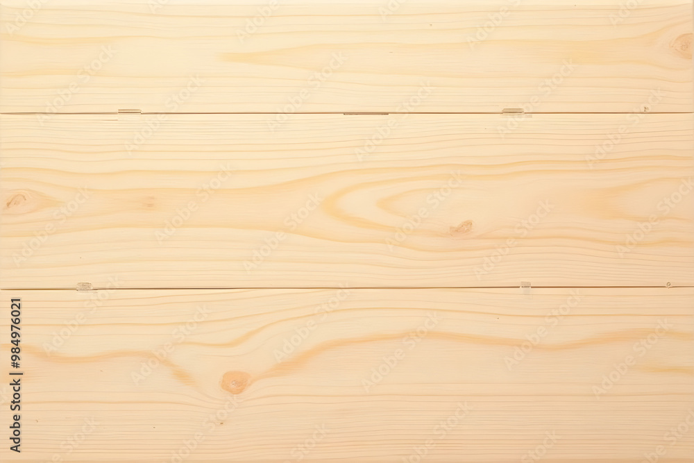 Fototapeta premium Top view of wood or plywood for backdrop, light wooden table with nature pattern and color, abstract background