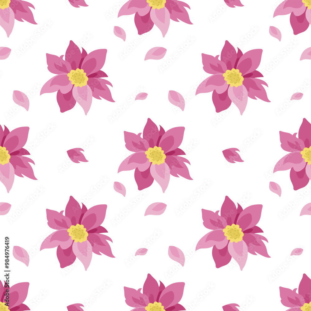 Fototapeta premium seamless floral pattern