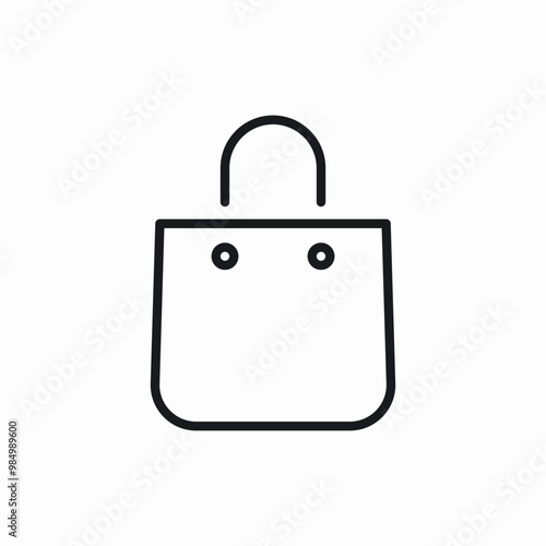 bag shopping icon sign vector