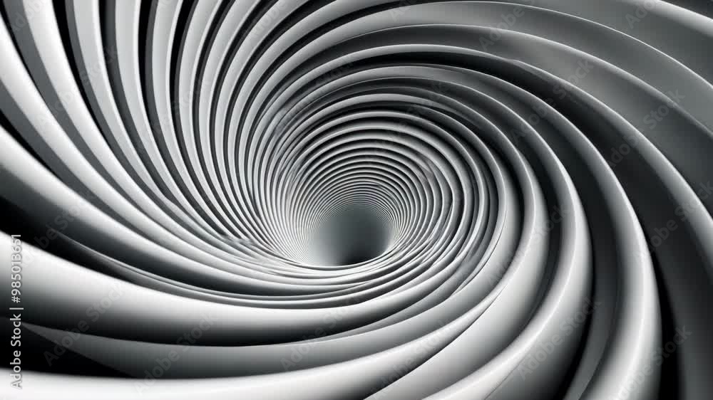 A spiral shape with a hole in the middle A spiral shape with a hole in the middle