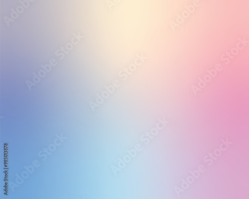 Pastel blur smooth blend gradient color background EPS vector file for versatile design