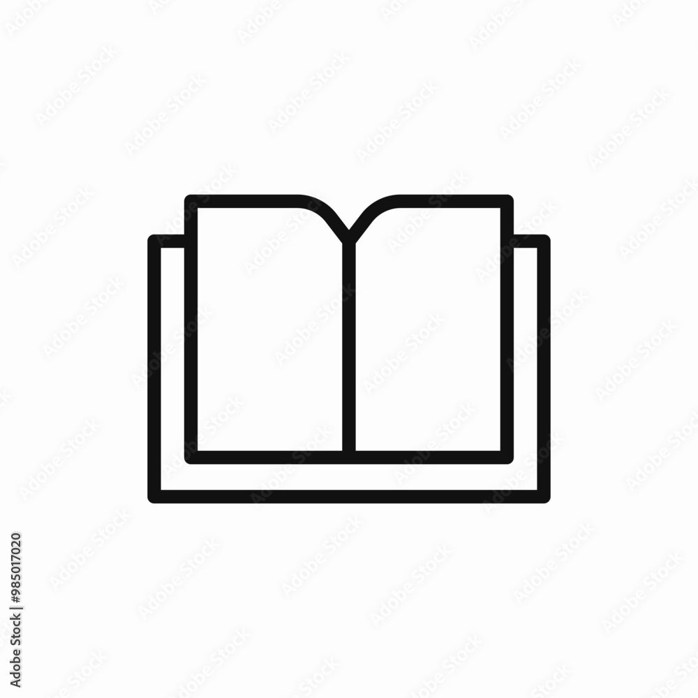 open book icon sign vector open book icon sign vector