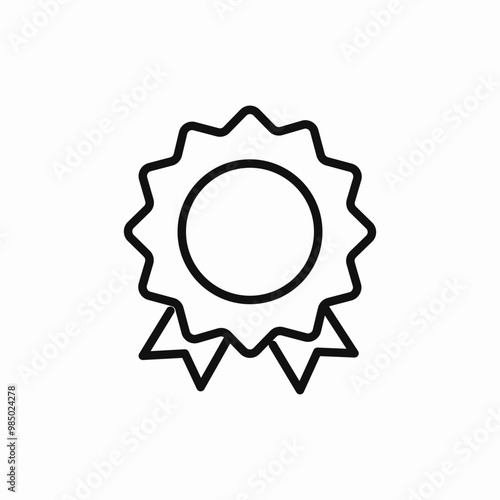 award badge icon sign vector