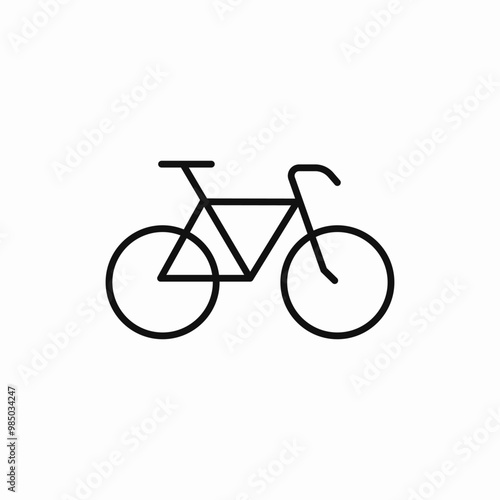 bicycle bike icon sign vector