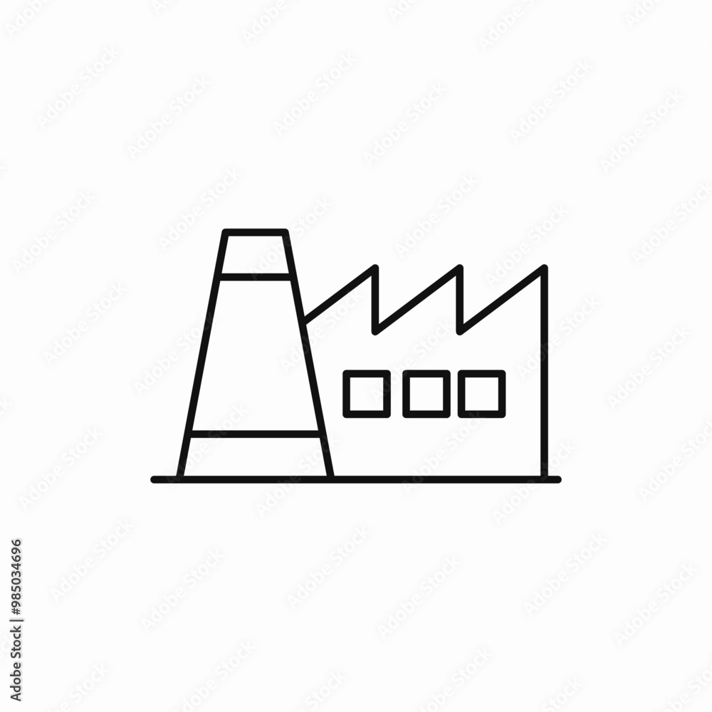 industrial manufactory factory icon sign vector industrial manufactory factory icon sign vector