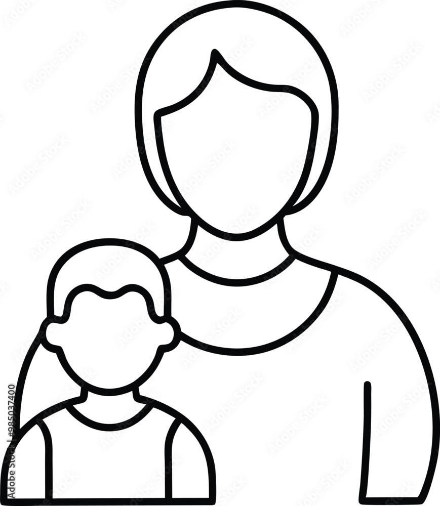 Nurturing Love Child with Parent Vector Illustration for Kids Art
Nurturing Love Child with Parent Vector Illustration for Kids Art