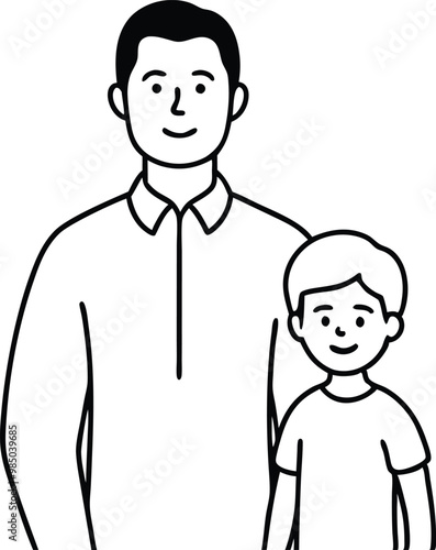 Fun Adventures of Father and Child Vector Art for Happy Times 