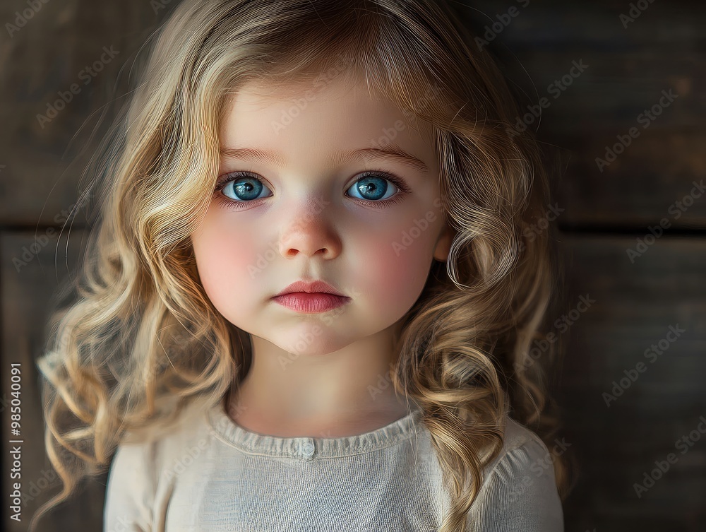 portrait of a little girl portrait of a little girl