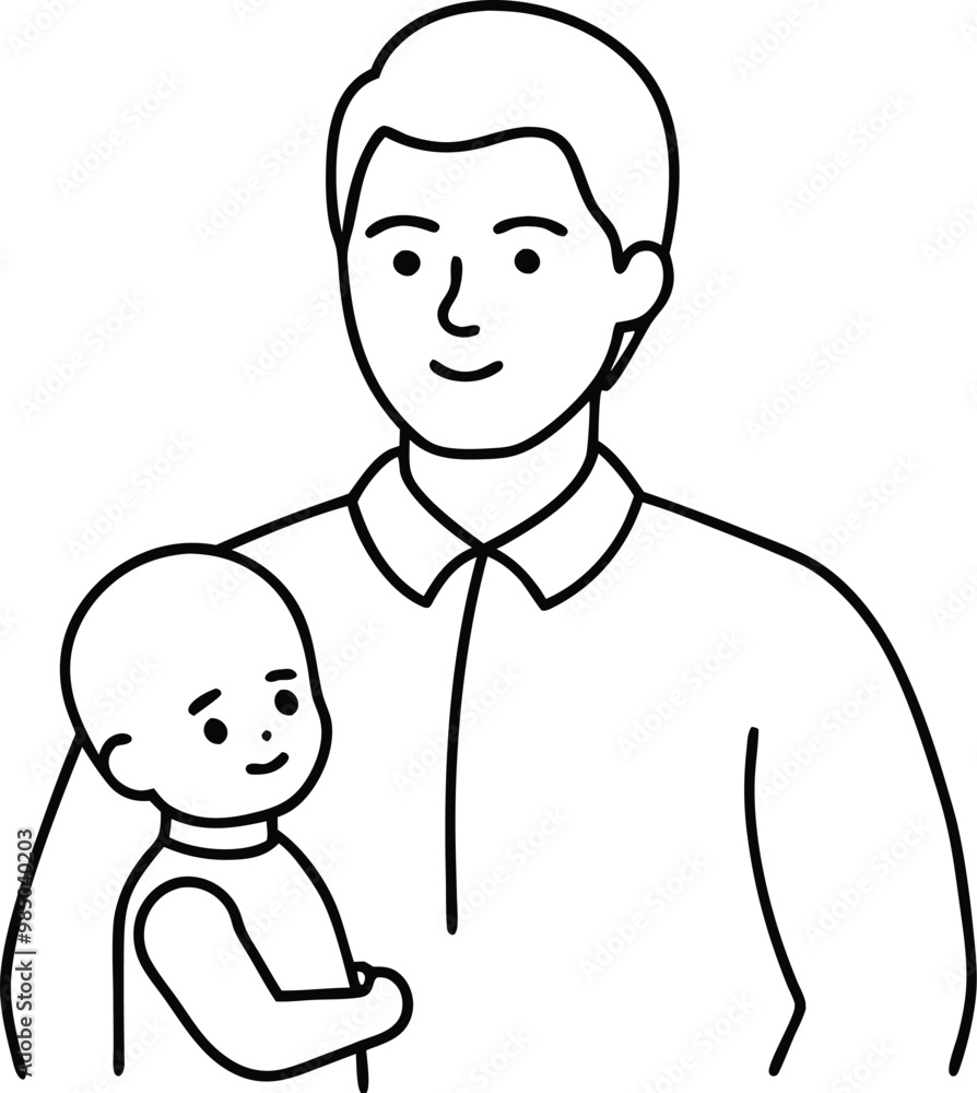Father and Child Bonding Vector Illustration for Heartwarming Moments
Father and Child Bonding Vector Illustration for Heartwarming Moments
