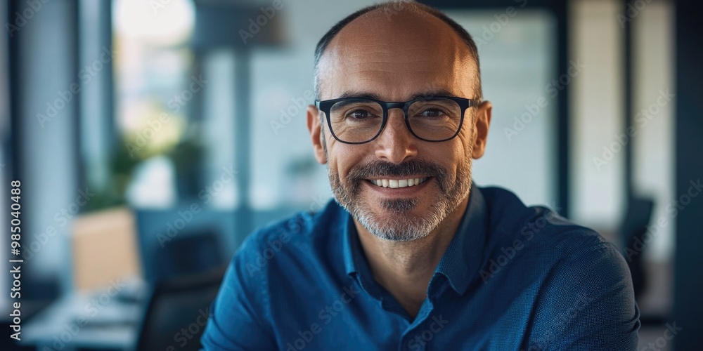 Fototapeta premium Businessman in a Professional Setting
