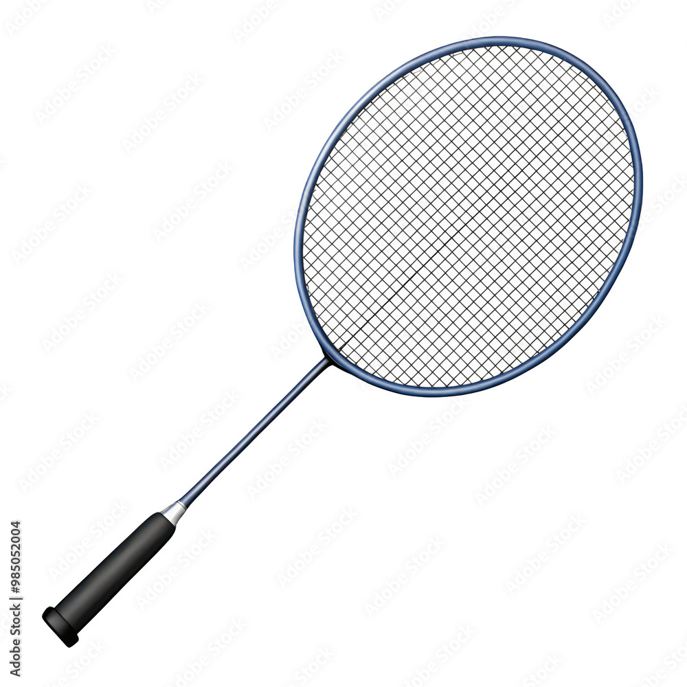 Badminton racket on transparent background. Badminton racket on transparent background.