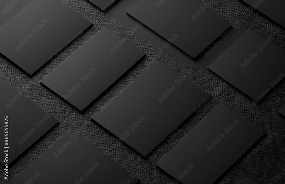 Elegant Black Business Card Mockup Template on a Dark Gray Background, Featuring Copy Space for Design Presentation, Branding, and Marketing Opportunities. Elegant Black Business Card Mockup Template on a Dark Gray Background, Featuring Copy Space for Design Presentation, Branding, and Marketing Opportunities.