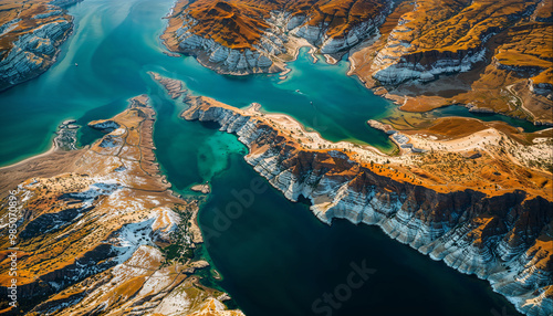 Lake Mead, Lake Mohave at Lake Mead National Recreation Area, Bullhead Nevada, Lake in a Desert